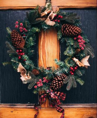 Picture of a Christmas wreath