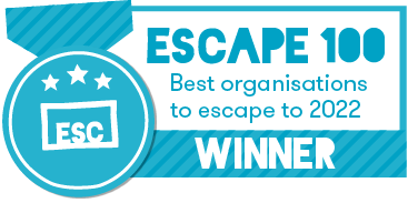 Picture of the Escape the City top 100 companies winners badge